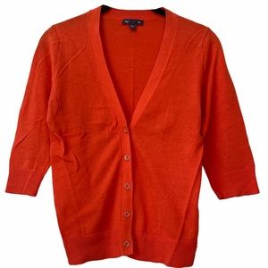 Gap | Crop V Cardigan, Blaze